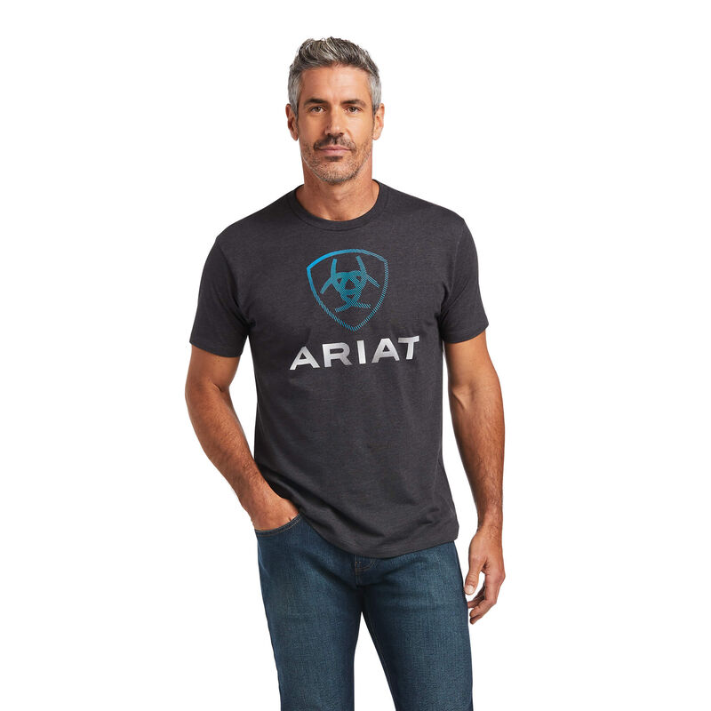 Camisetas Ariat Blends Gris Oscuro Hombre - Chile 148-YUTOVG